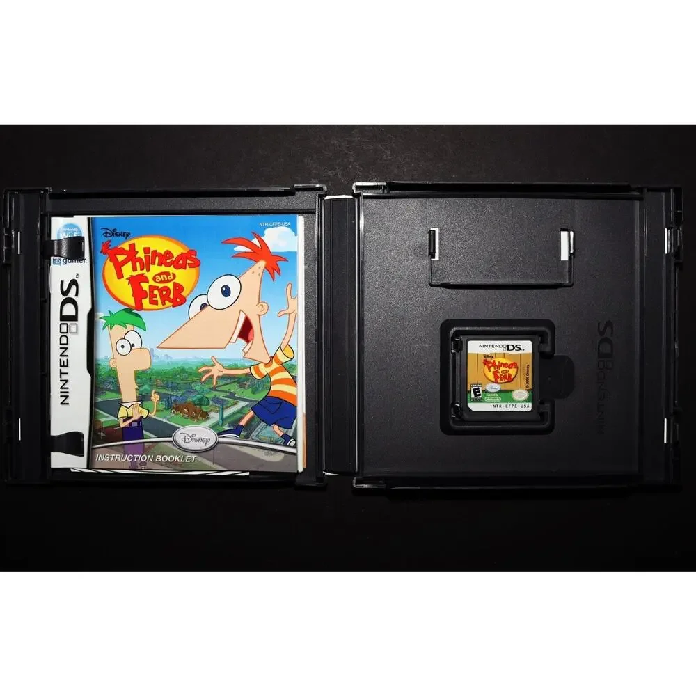 Phineas and Ferb Nintendo‎ DS Complete CIB With Manual